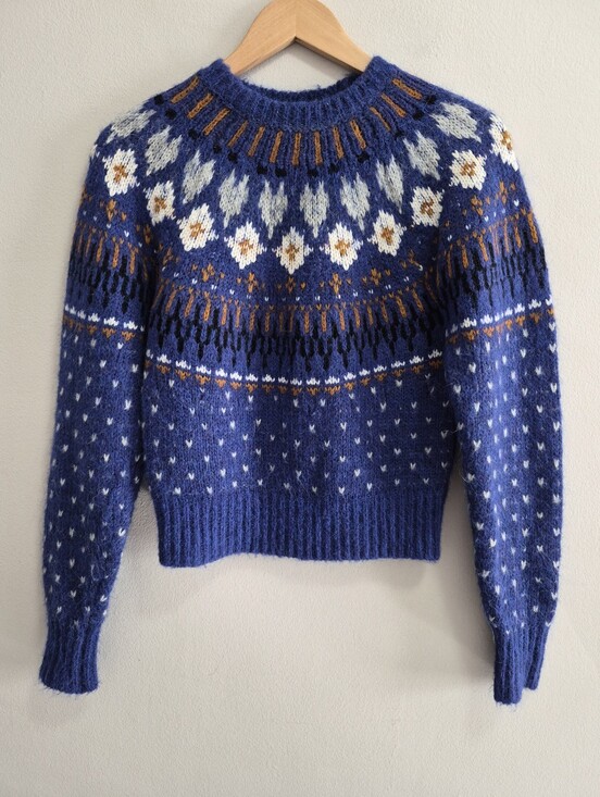 rag & bone Sweaters - Rag & Bone Fran Fair Isle Alpaca Wool Blend Sweater Size XS